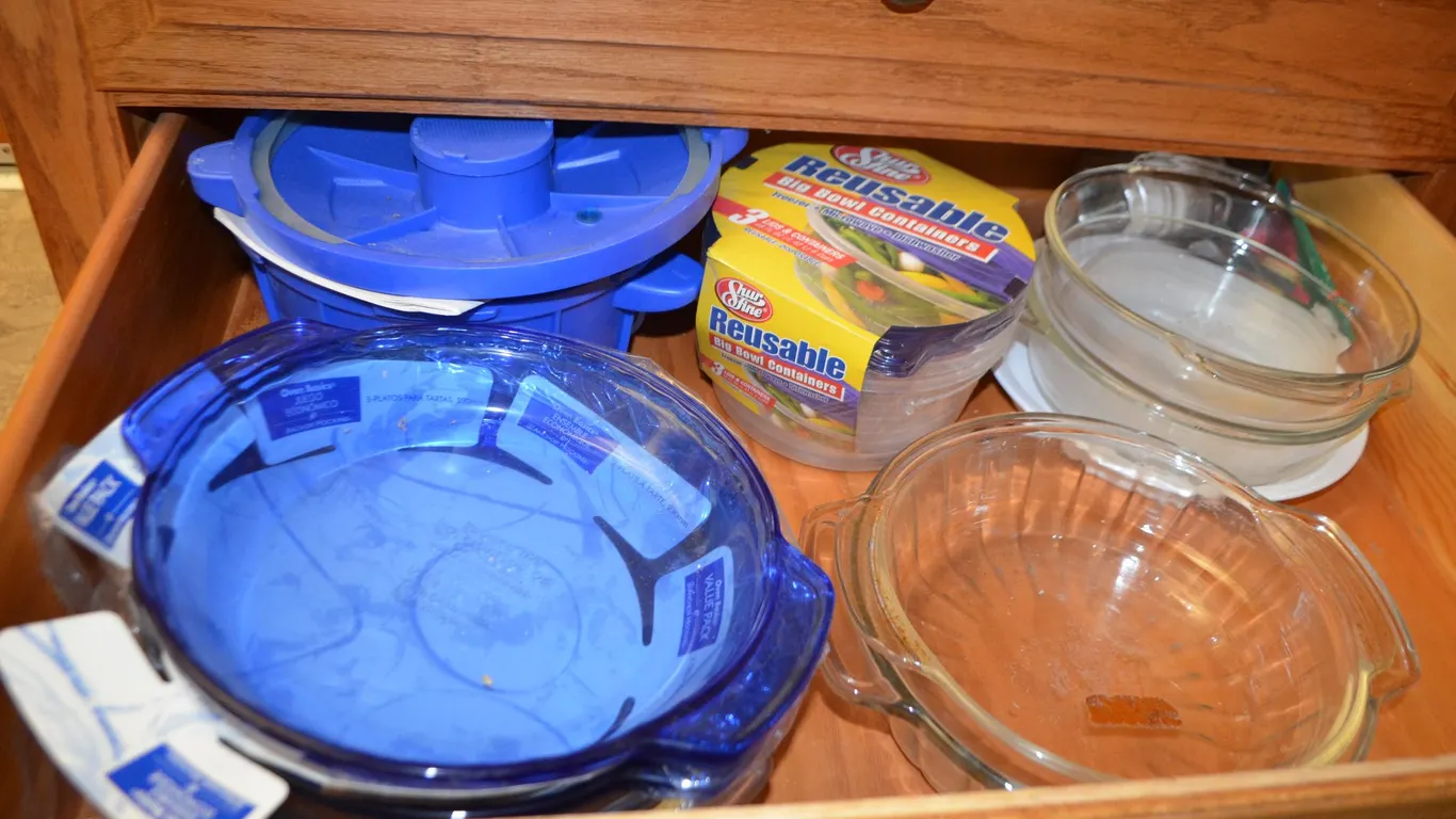 Glass Pie Plates, Reusable Containers,