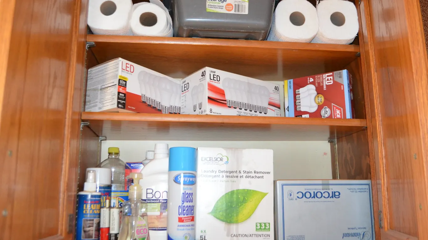 Light Bulbs, Paper Towls,