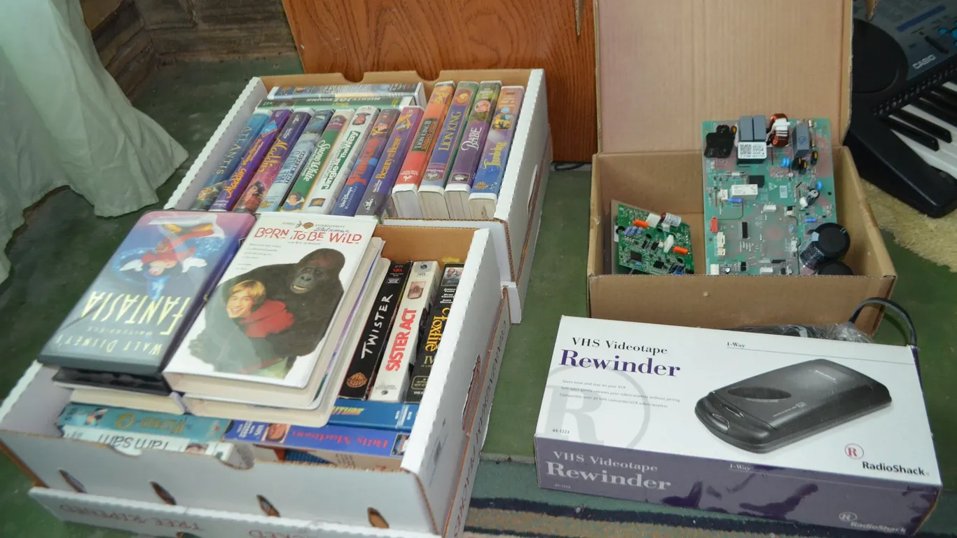 VHS Recorder, VHS Videos, Computer Parts
