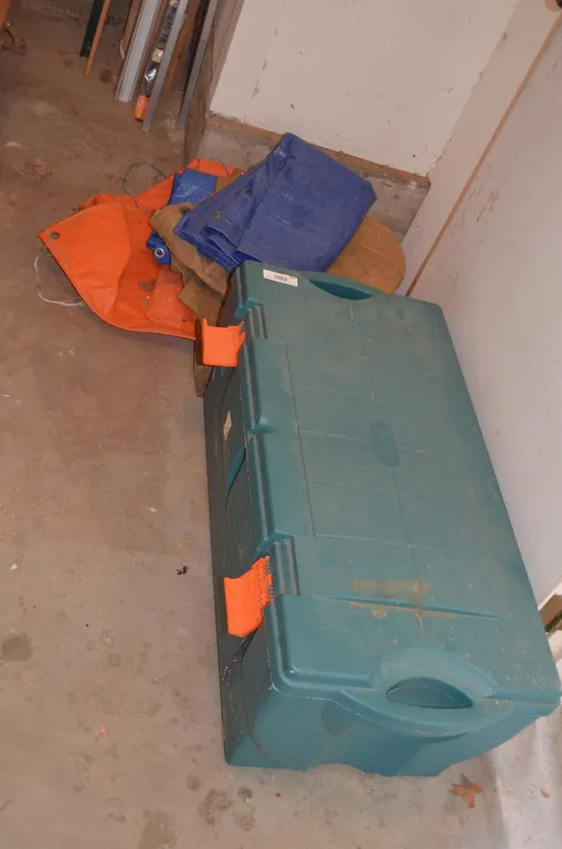 Plastic Storage Box, Tarps