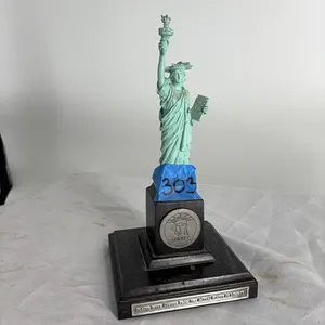 DANBURY MINT STATUE OF LIBERTY REPLICA PLATED WITH COPPER FROM ACTUAL STATUE OF LIBERTY