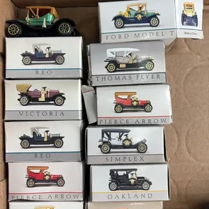 11 MODEL T MINIATURE CARS-LAPIN PLASTIC CARS MADE IN USA