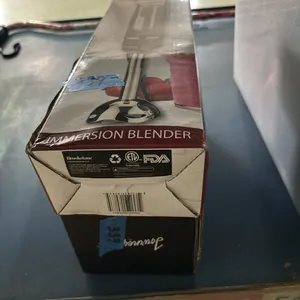 BROOKSTONE IMMERSION BLENDER-JOURNEY MAN HEATED MUG SET