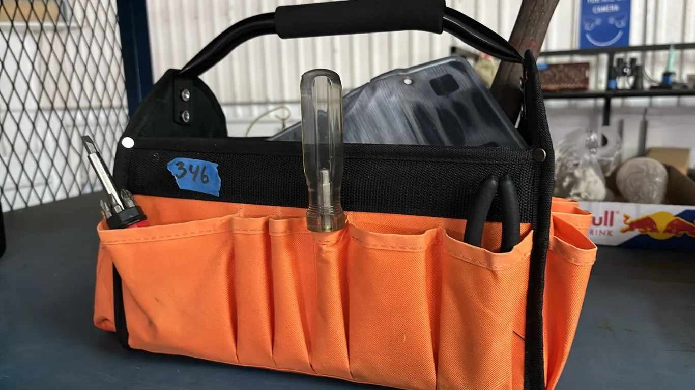 TOOL BAG AND TOOLS