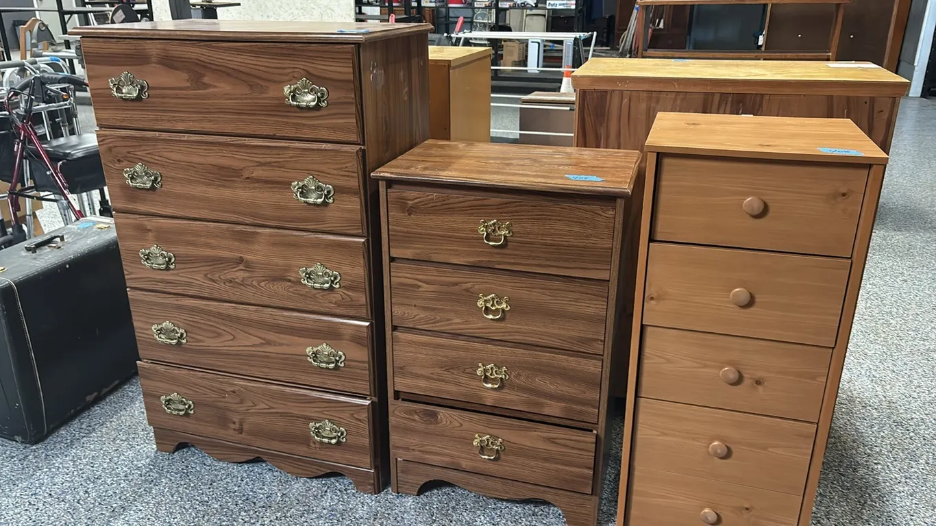 3 SMALL DRESSERS