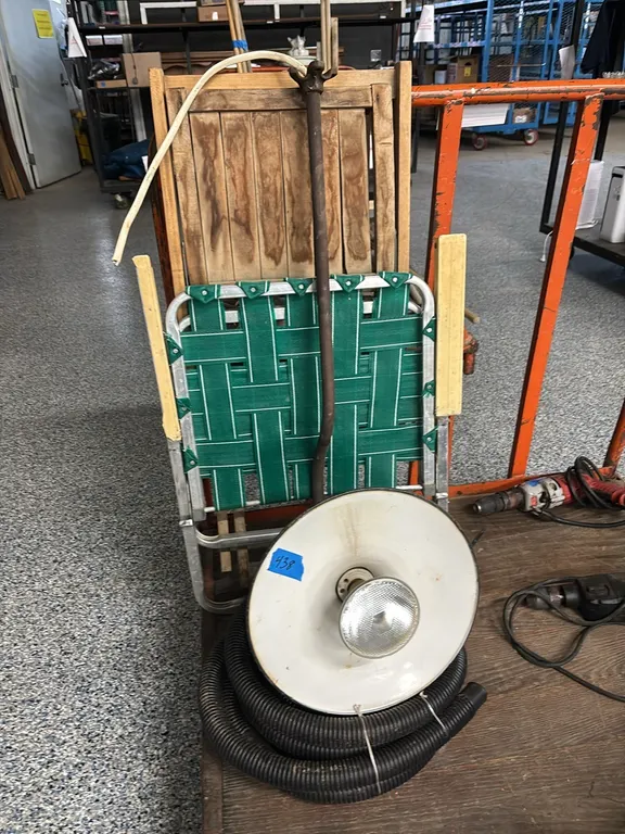 2 CHAIRS-LIGHT-PLASTIC HOSE