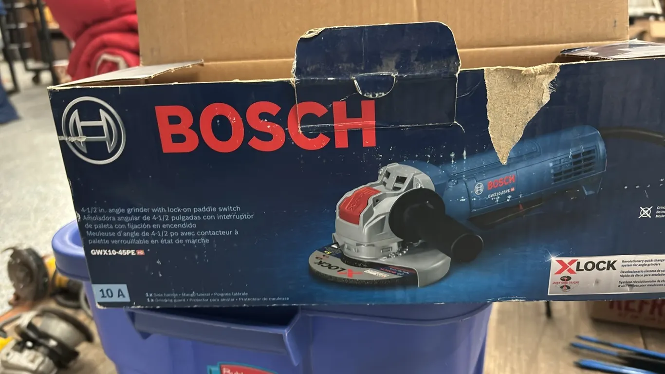 BOSCH 41/2” ANGLE GRINDER NEW IN BOX
