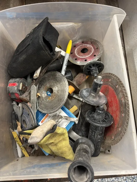 2 BOXES MISCELLANEOUS TOOLS AND SUPPLIES