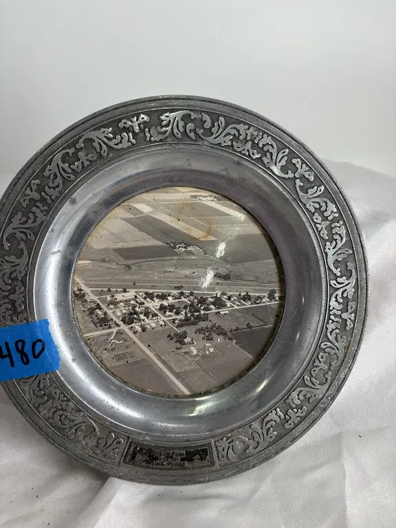 PEWTER PLATE IHLEN, MN 1888-1988 1of 50