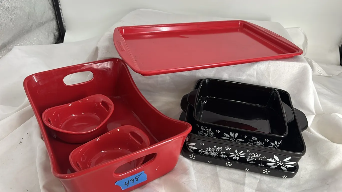 RACHAELRAY DISHES-SET OF TEMPTATIONS-METAL PLATTER