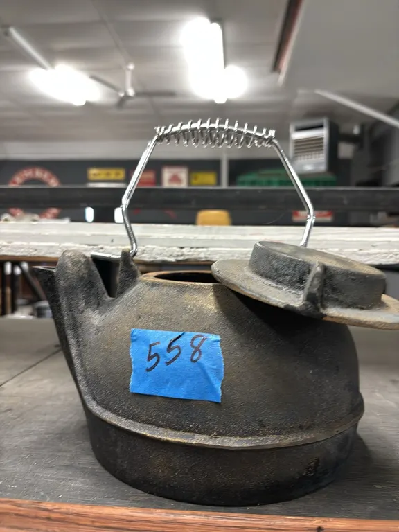 CAST-IRON TEA POT