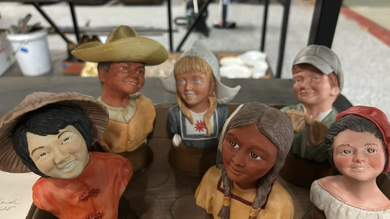 EDWARD J ROHN PORCELAIN SCULPTURES