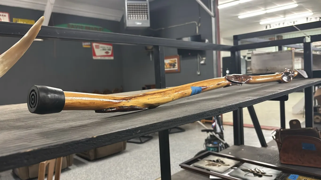WOODEN WALKING STICK