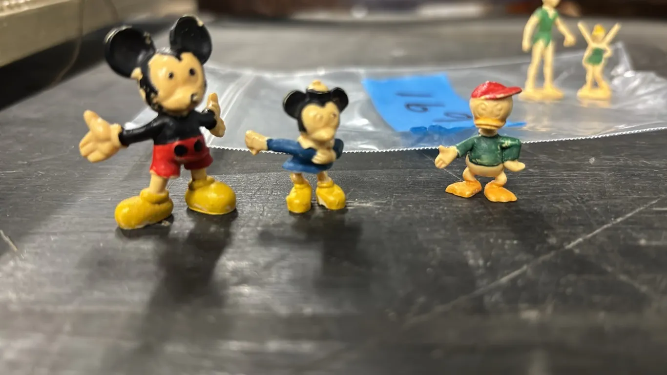 DISNEY MARKS 1960’S SMALL PLATIC DISNEY FIGURINES