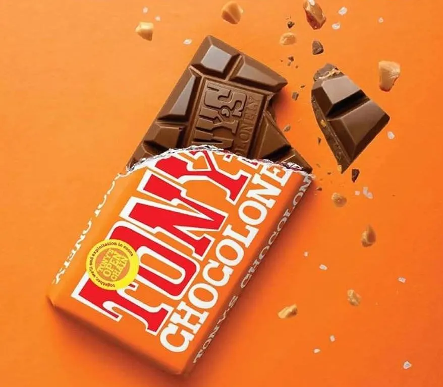 7 Tony’s Chocolonely Milk Chocolate Caramel Sea Salt Bars 180g Each
