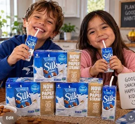 Silk Almond Vanilla Fortified Almond Beverage 3x(6x236ml)