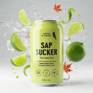 Sapsucker Sparkling Lime 355ml 12 Pack