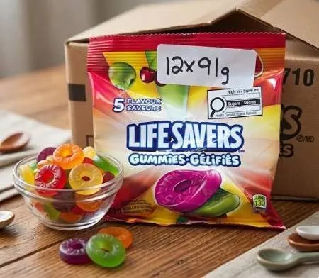 Life Savers Gummies 5 Flavours 12x91g Packs