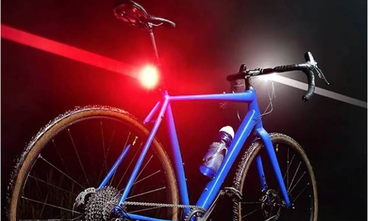 Lot of 2 Bicycle Light Kits Front and Tail with USB Rechargeable LED