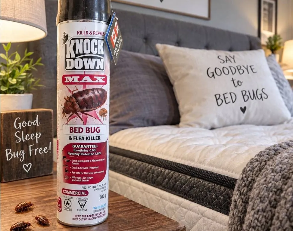 Knock Down Max Bed Bug & Flea Killer Spray 454g