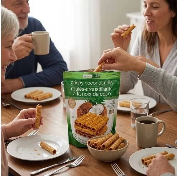 Tropical Fields Crispy Coconut Rolls 400g