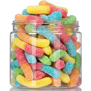 Case of 12 K Sour Worms 160g Bags Candy