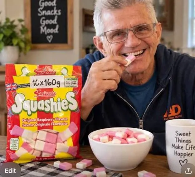 Swizzels Squashies Raspberry 10 x 160g Pack