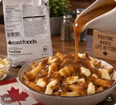Zastfoods Poutine Instant Sauce Mix, 8 x 220g, Gluten Free