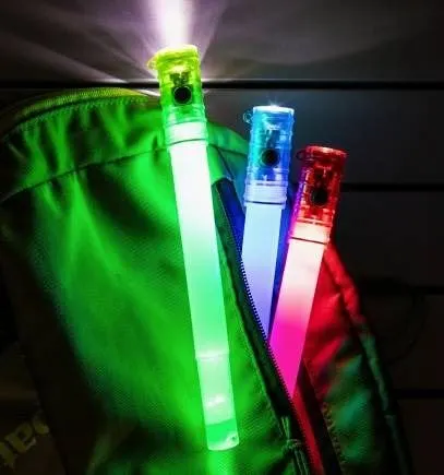 3 Life Gear Glow Stick Flashlights Assorted Colours