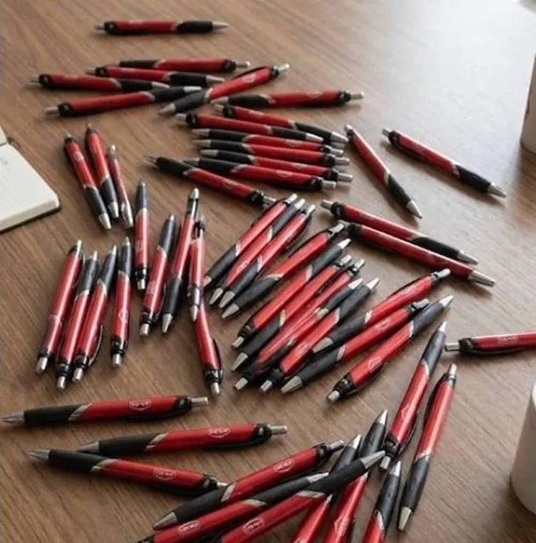 Bulk Pack Red and Black Retractable Ballpoint Pens