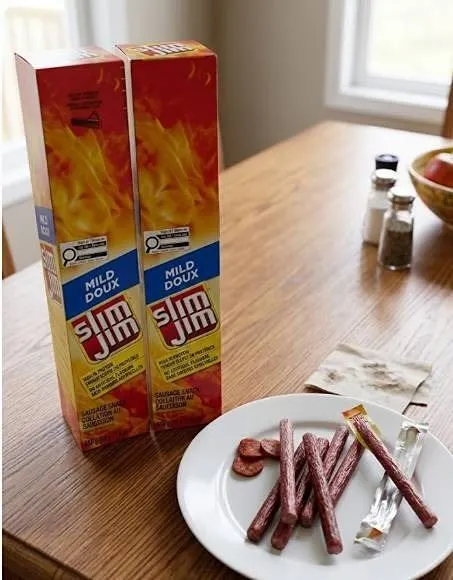 Slim Jim Original Spicy Sausage Snack 659g 2-Pack