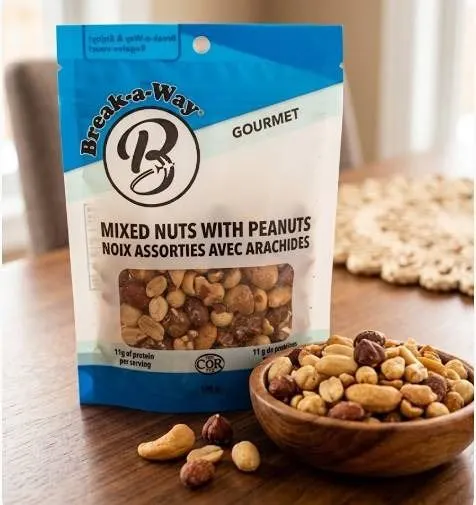 Break-a-Way Mixed Nuts with Peanuts 100g 12 Pack