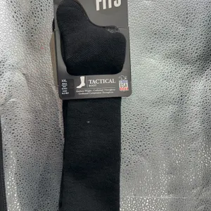 FITS Tactical Boot Socks XXL Black Made in USA
