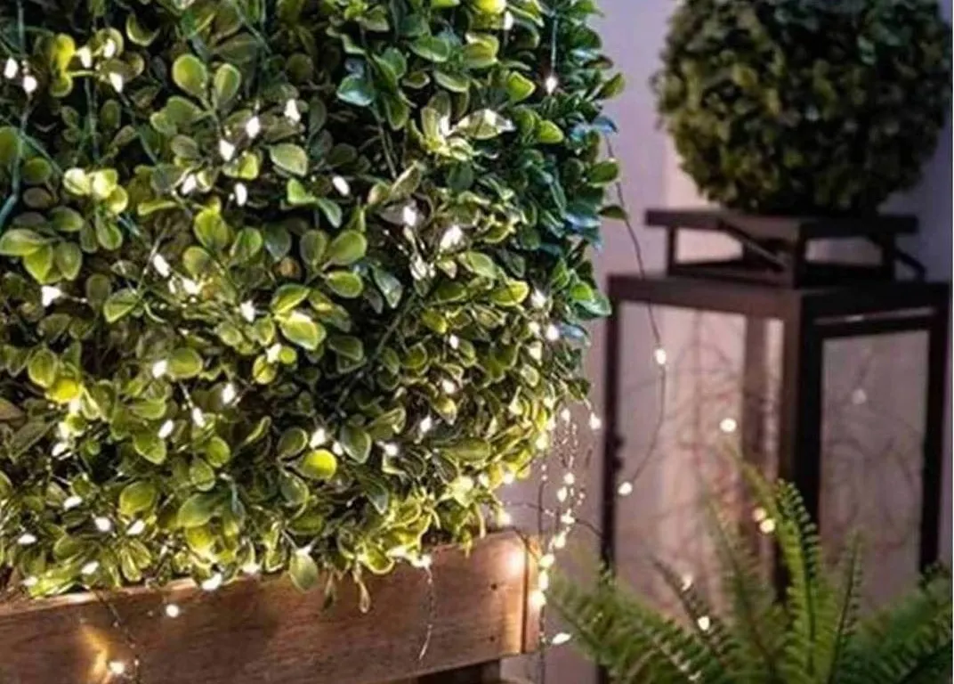 Fullbell LED Fairy String Lights 200 LED Warm White 2 Boxes