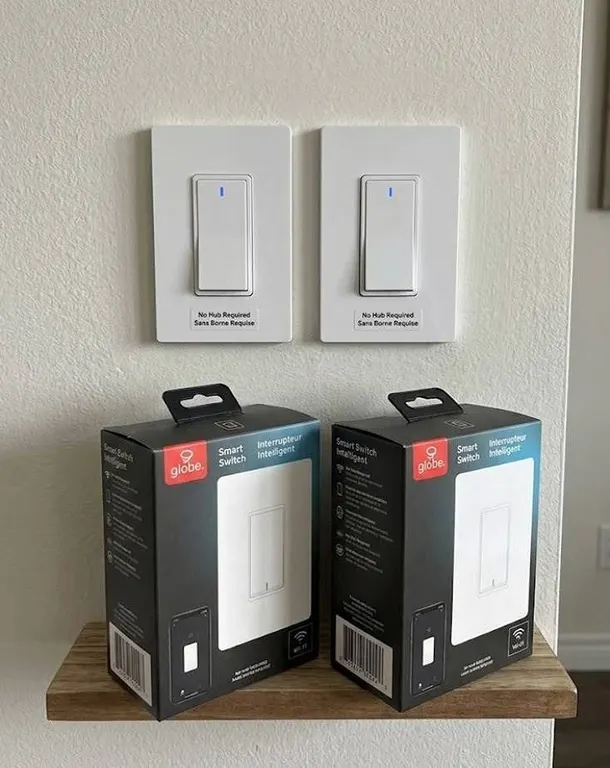2 Globe Wi-Fi Smart Light Switches