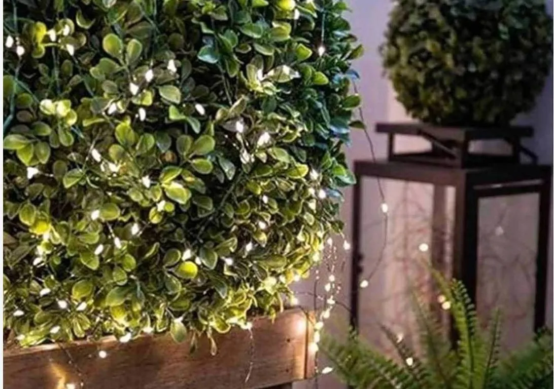 Fullbell LED Fairy String Lights 65.6ft 200 LED Warm White, 2 Boxes