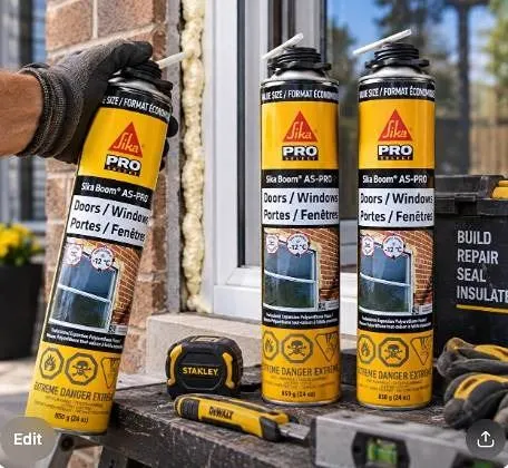 3-Pack Sika Boom AS-PRO Polyurethane Foam 850g