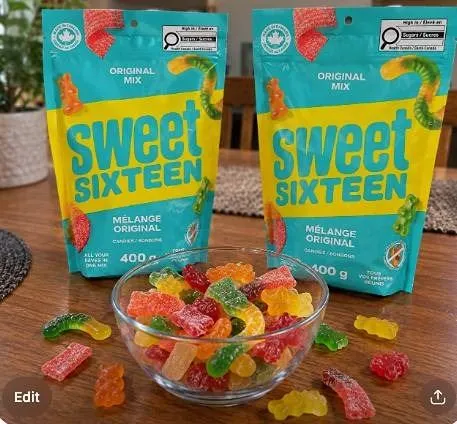 Sweet Sixteen Original Mix Candies 400g, 2 Bags