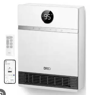 Dreo WH517AS Smart Wall Mounted Heater With ALCI Plug