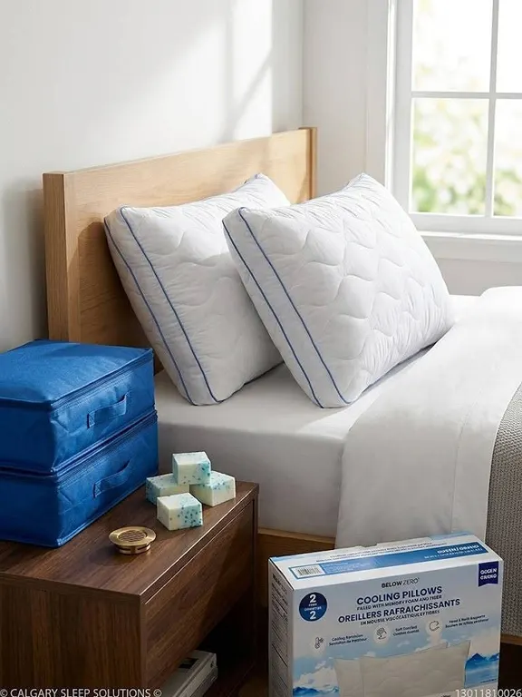 Below Zero Queen Cooling Pillows, 2 Pack