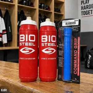 BioSteel Sports Hydration Bottles and Tacki Mac Command Grip