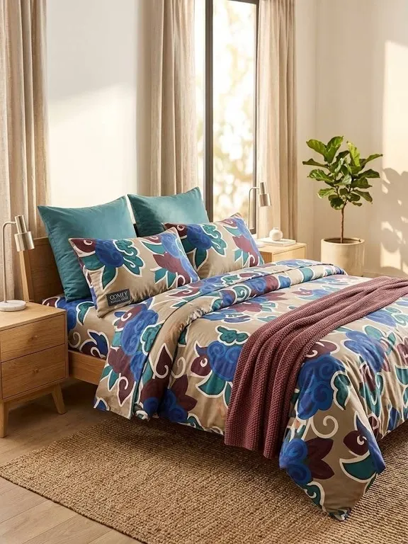Comfy Bamboo World 4-Piece Queen Sheet Set 9800 Series **Stock image may not be exact**