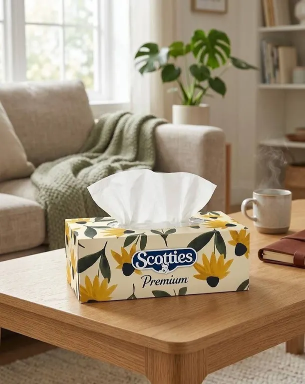 Scotties Premium 2 Ply Hypoallergenic Tissues - 21 Boxes
