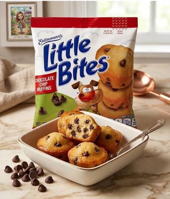 Lot of 2- Little Bites Chocolate Chip Mega Pack 936g 20 Pouches