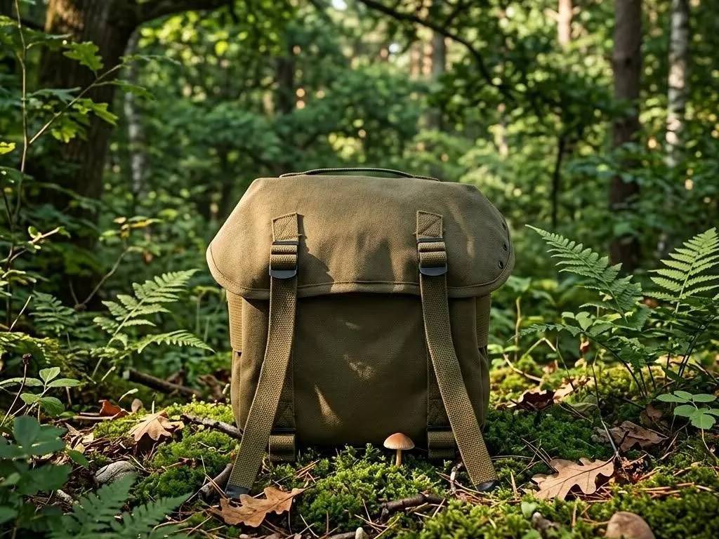 Rothco Olive Drab Cotton Canvas Field Bag 9x4.25x9 in