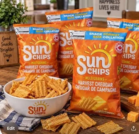 SunChips Multigrain Harvest Cheddar 32 x 60g