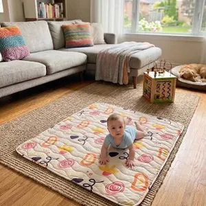 Space Seal Multicolour Kids Play Mat 71x59