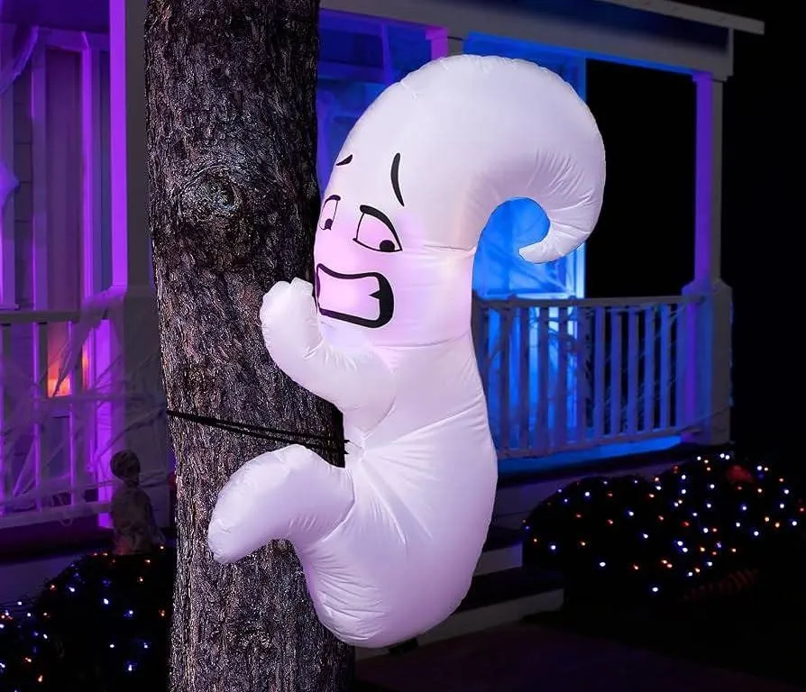 Joiedomi 4FT LED Inflatable Scared Ghost Decoration