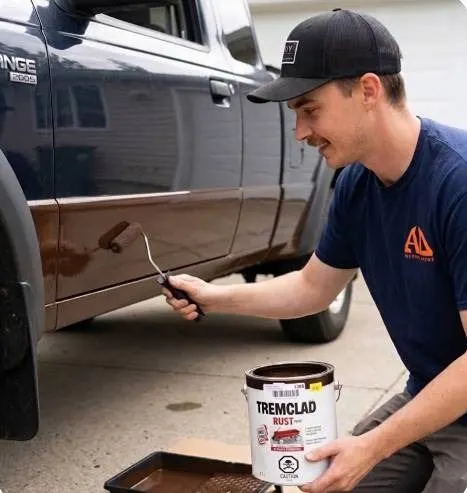 Tremclad Gloss Brown Rust Paint 3.78L Oil-Based