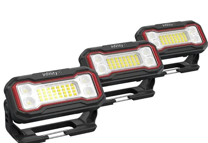 Infinity X1 Rechargeable 2500 Lumen Work light, Pack of 3